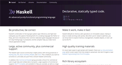 Desktop Screenshot of haskell-lang.org